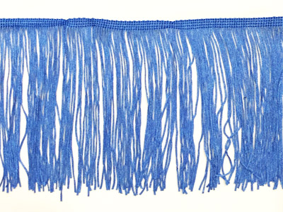 Vágott végű rojt 20 cm hosszú - ROYAL BLUE